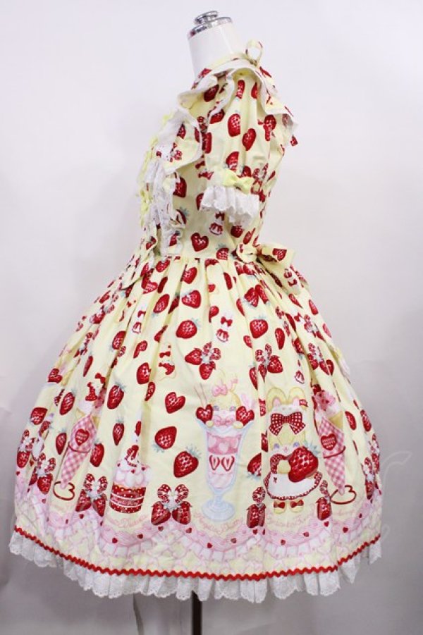 画像2: Angelic Pretty / Lyrical Bunny Parlorワンピース Free イエロー H-26-02-25-007-AP-OP-NS-ZH (2)