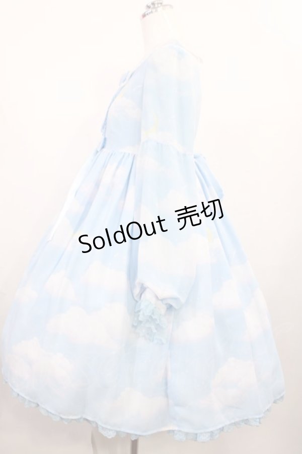 画像2: Angelic Pretty / Misty Skyワンピース Free サックス H-26-02-25-008-AP-OP-NS-ZH (2)