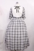 画像1: m petit by misako / チェックキリカエワンピース L オフ H-26-02-25-010-LO-OP-NS-ZH (1)