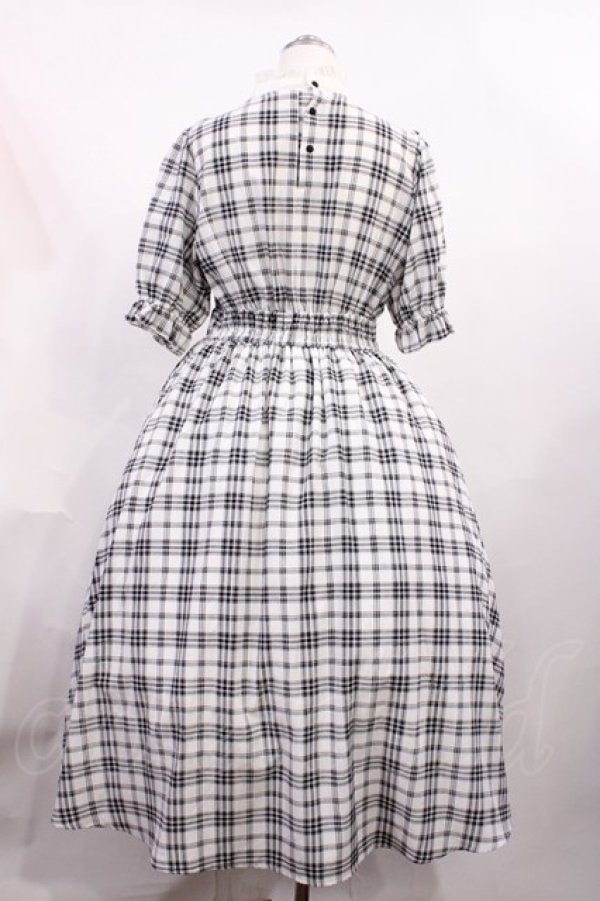 画像2: m petit by misako / チェックキリカエワンピース L オフ H-26-02-25-010-LO-OP-NS-ZH (2)