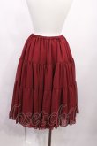 画像3: Victorian maiden / ボリュームシフォンペチコートスカート Free ボルドー H-26-02-25-012-CL-SK-NS-ZH (3)