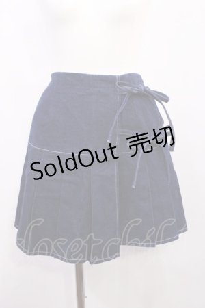 画像: merry jenny / デニムリボンプリーツミニスカート Free インディゴ H-26-02-25-013-LO-SK-NS-ZH