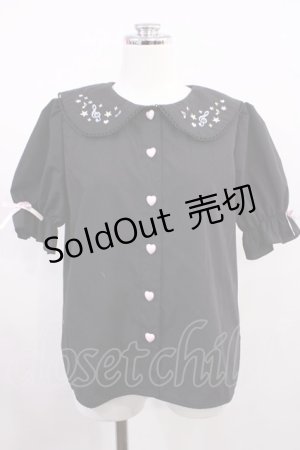 画像: Lovely Tency / ゐなな/ブラウス L ブラック H-26-02-25-016-EL-BL-NS-ZH