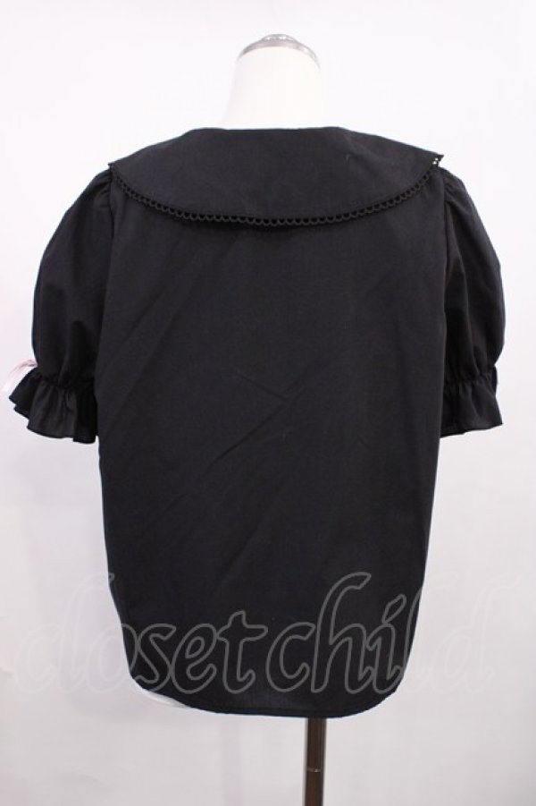 画像2: Lovely Tency / ゐなな/ブラウス L ブラック H-26-02-25-016-EL-BL-NS-ZH (2)