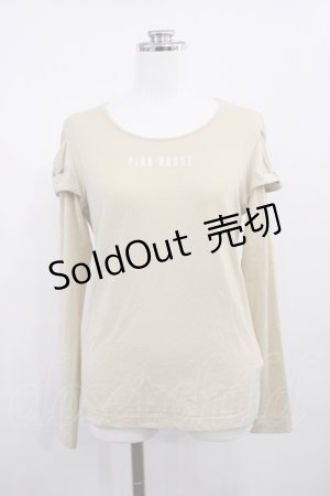 画像: PINK HOUSE CHELSEA / ロゴプリントプルオーバー M ゴールド H-26-02-25-019-EL-TS-NS-ZH
