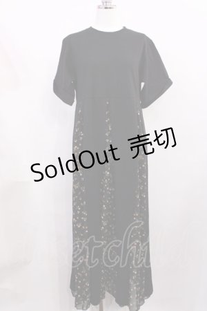 画像: jouetie / アシメブロッキングカットワンピース Free ブラック H-26-02-25-020-EL-OP-NS-ZH