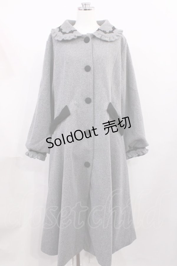 画像1: m petit by misako / TT*AOKロングコート LL グレー H-26-02-25-022-LO-CO-NS-ZH (1)