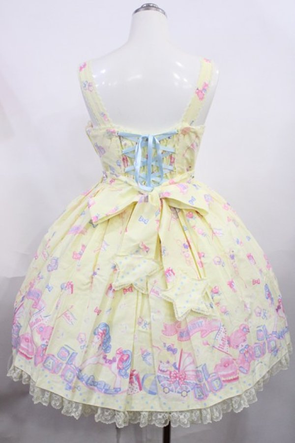 画像3: Angelic Pretty / Dreamyベビールームジャンパースカート Free クリーム H-26-02-25-002-AP-OP-NS-ZH (3)