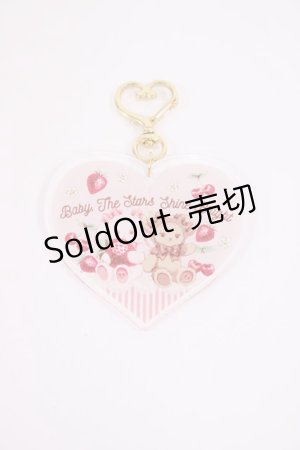 画像: BABY,THE STARS SHINE BRIGHT / うさくみゃちゃん&くまくみゃちゃんキーホルダー  ピンク H-26-02-25-026-BA-ZA-NS-ZH