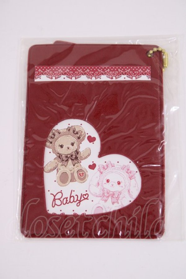 画像2: BABY,THE STARS SHINE BRIGHT / BABYオリジナルパスケース  レッド H-26-02-25-029-BA-ZA-NS-ZH (2)