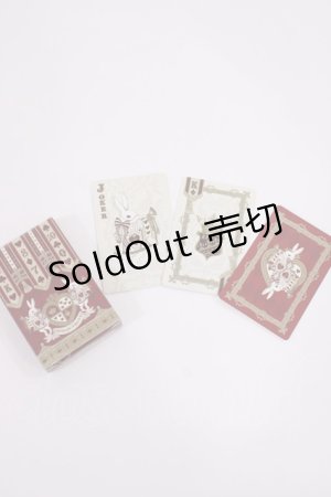 画像: Angelic Pretty / Wonder Queen トランプ  ワイン H-26-02-25-030-AP-ZA-NS-ZH