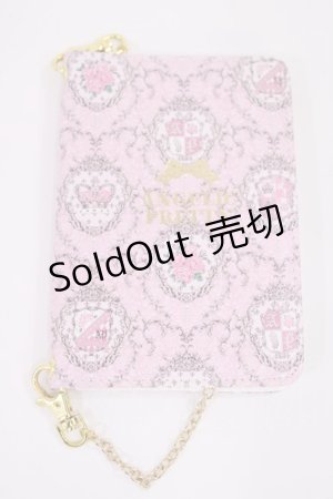 画像: Angelic Pretty / Princess Rococoパスポートケース  ピンク H-26-02-25-032-AP-ZA-NS-ZH