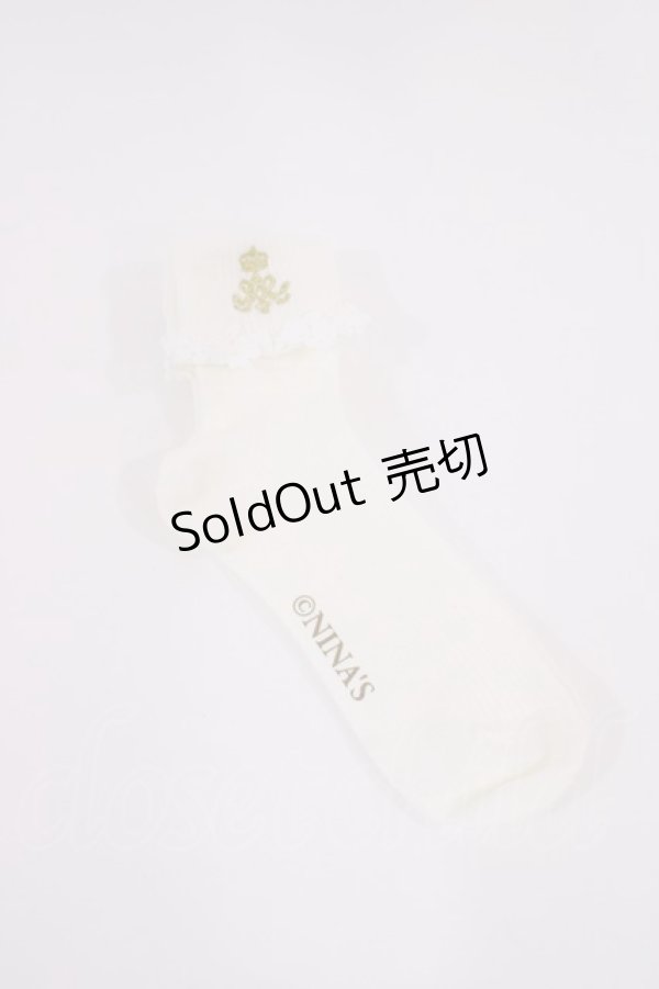 画像1: Kurumi Collaboration / クルーソックス  オフ H-26-02-25-037-EL-ZA-NS-ZH (1)