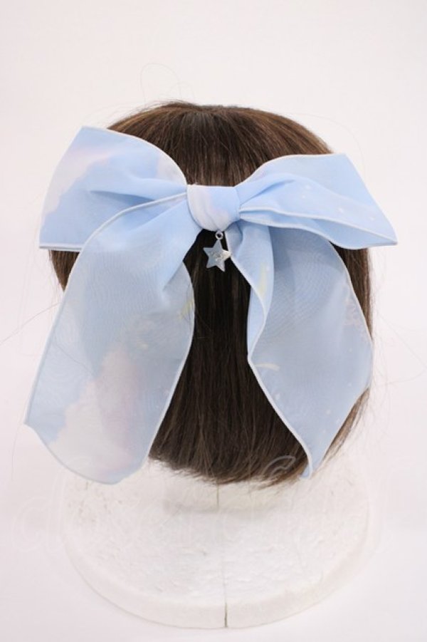画像2: Angelic Pretty / Misty Skyリボンクリップ  サックス H-26-02-25-045-AP-ZA-NS-ZH (2)