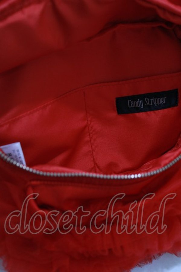 画像3: Candy Stripper / OVERLAPPED FRILL WAIST BAG  レッド H-26-02-27-028-PU-BG-KB-ZH (3)