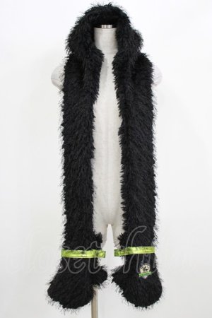 画像: QOOZA / 「ディズニーツイステッドワンダーランド」ファーハット[DIASOMNIA]  ブラック H-26-02-27-032-PU-AC-KB-ZH