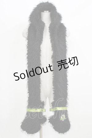 画像: QOOZA / 「ディズニーツイステッドワンダーランド」ファーハット[DIASOMNIA]  ブラック H-26-02-27-032-PU-AC-KB-ZI