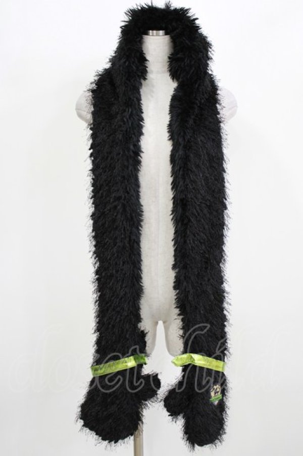 画像1: QOOZA / 「ディズニーツイステッドワンダーランド」ファーハット[DIASOMNIA]  ブラック H-26-02-27-034-PU-AC-KB-ZH (1)