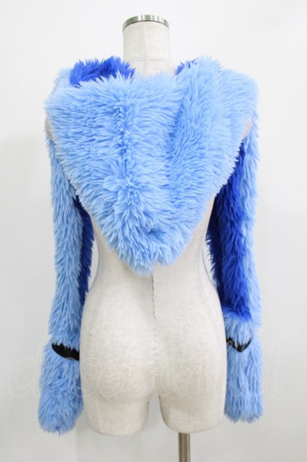 画像2: QOOZA / 「ディズニーツイステッドワンダーランド」ファーハット[IGNIHYDE]  ブルー H-26-02-27-036-PU-AC-KB-ZH (2)