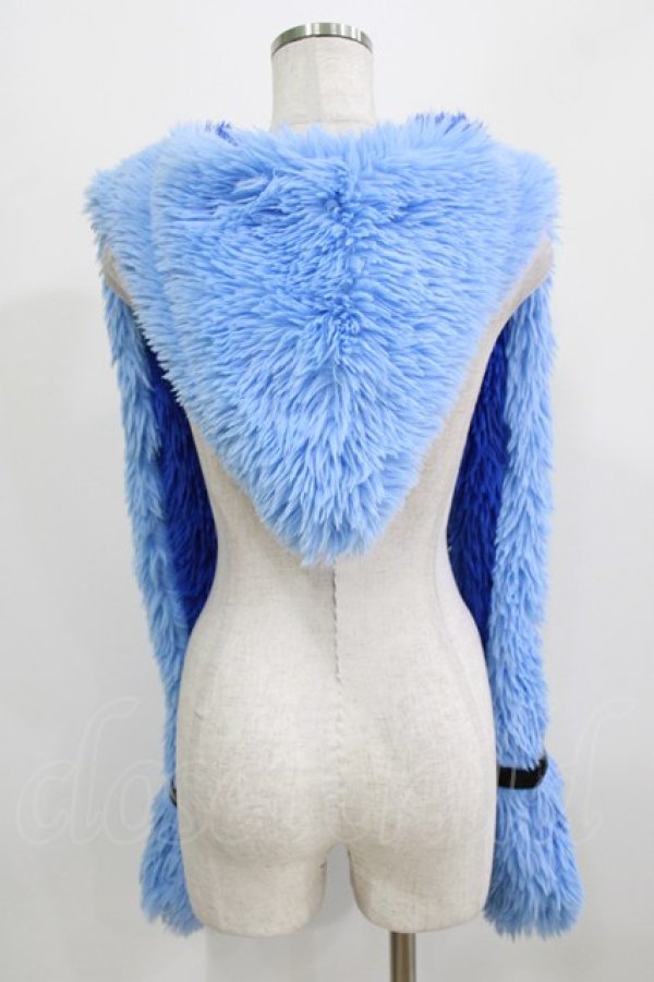 画像2: QOOZA / 「ディズニーツイステッドワンダーランド」ファーハット[IGNIHYDE]  ブルー H-26-02-27-037-PU-AC-KB-ZH (2)