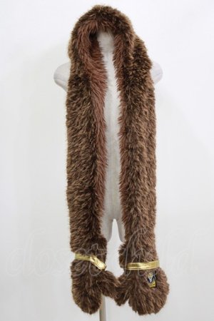 画像: QOOZA / 「ディズニーツイステッドワンダーランド」ファーハット[SAVANACLAW]  ブラウン H-26-02-27-042-PU-AC-KB-ZH