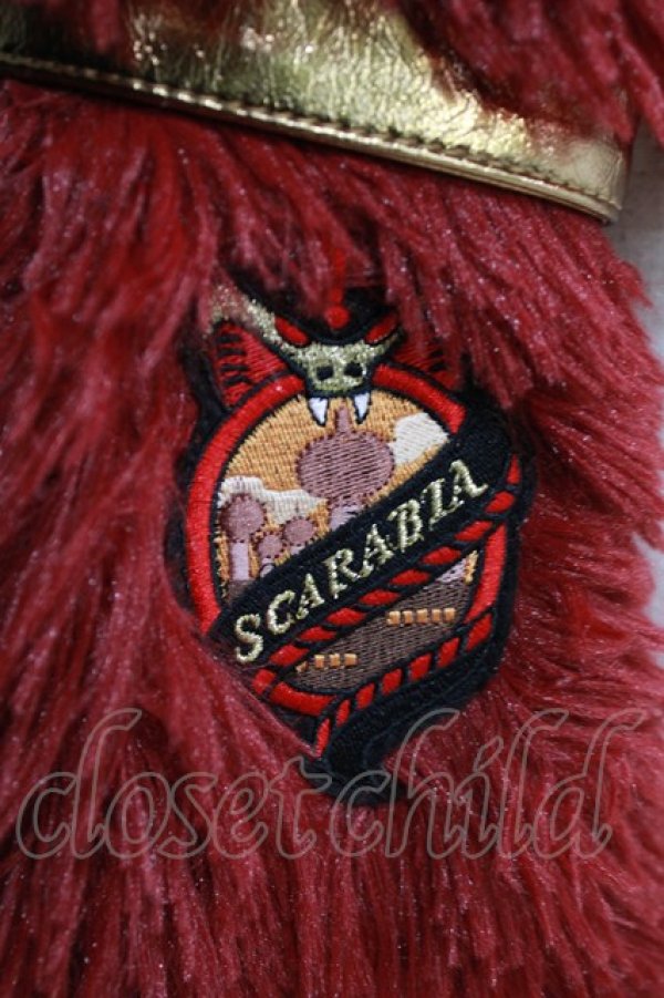 画像3: QOOZA / 「ディズニーツイステッドワンダーランド」ファーハット[SCARABIA]  レッド H-26-02-27-045-PU-AC-KB-ZH (3)