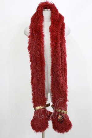 画像: QOOZA / 「ディズニーツイステッドワンダーランド」ファーハット[SCARABIA]  レッド H-26-02-27-046-PU-AC-KB-ZH