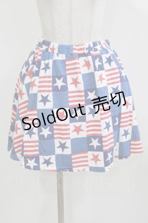 画像: Candy Stripper / STARS AND STRIPE SKIRT  ブルー H-26-02-27-008-PU-SK-KB-ZH