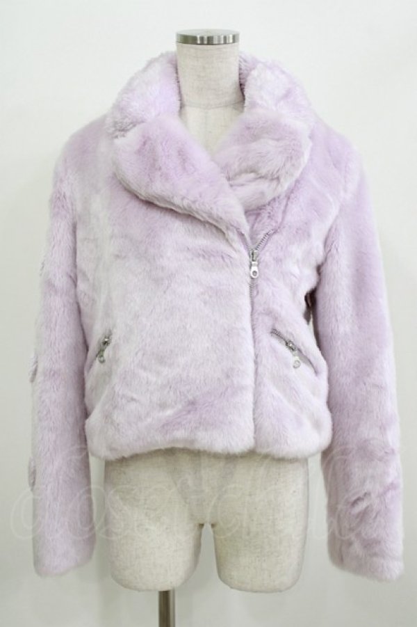 画像1: Candy Stripper / HEART FUR ライダース S ラベンダー H-26-02-27-012-PU-JA-KB-ZH (1)