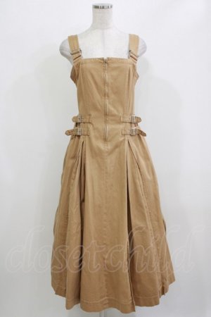 画像: Candy Stripper / BELTEDワンピース M ベージュ H-26-02-27-002-PU-OP-KB-ZH