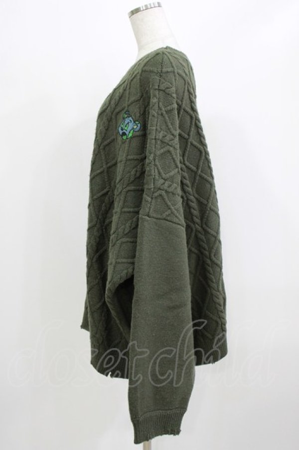 画像2: Candy Stripper / CANDY TETHERED KNIT  グリーン H-26-02-27-014-PU-TO-KB-ZH (2)