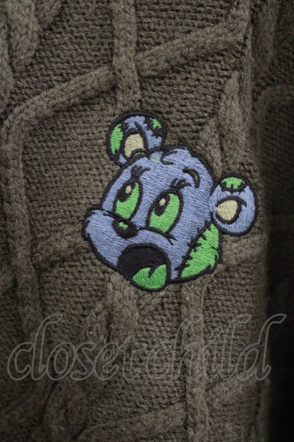 画像4: Candy Stripper / CANDY TETHERED KNIT  グリーン H-26-02-27-014-PU-TO-KB-ZH (4)