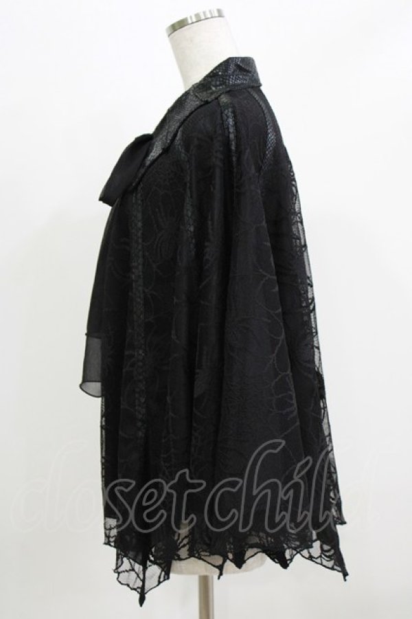 画像2: Qutie Frash / コウモリポンチョ  ブラック H-26-02-27-017-QU-TO-KB-ZH (2)