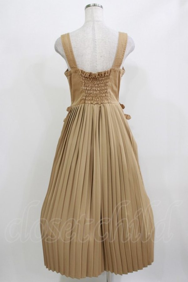 画像3: Candy Stripper / BELTEDワンピース M ベージュ H-26-02-27-002-PU-OP-KB-ZH (3)