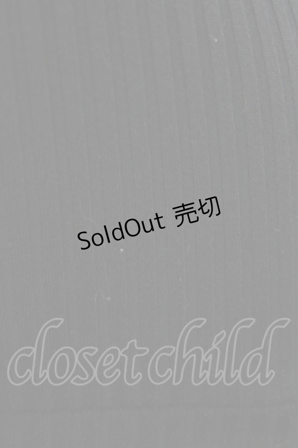 画像5: MILK / ロゴ刺繍リブタートル  ブラック H-26-02-27-019-ML-TO-KB-ZH (5)