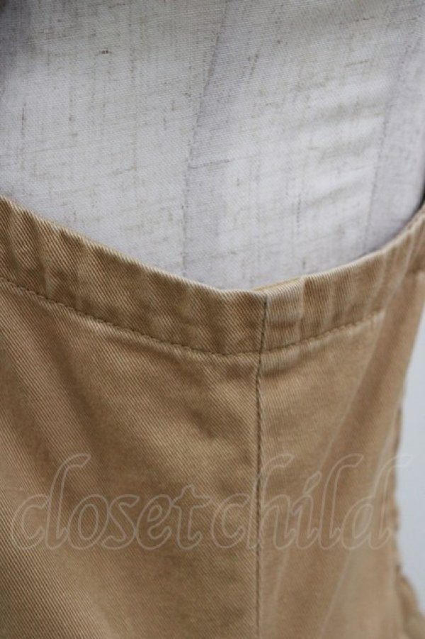 画像5: Candy Stripper / BELTEDワンピース M ベージュ H-26-02-27-002-PU-OP-KB-ZH (5)