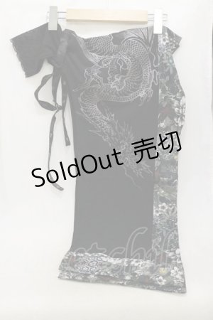 画像: Qutie Frash / 着物袖アームカバー  黒 H-26-03-01-037-QU-ZA-KB-ZH