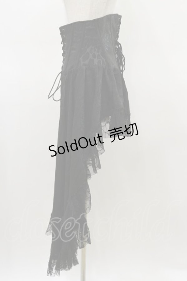 画像3: Qutie Frash / 2020プレミアム-黒鳥-コルセット  黒 H-26-03-01-040-QU-ZA-KB-ZH (3)