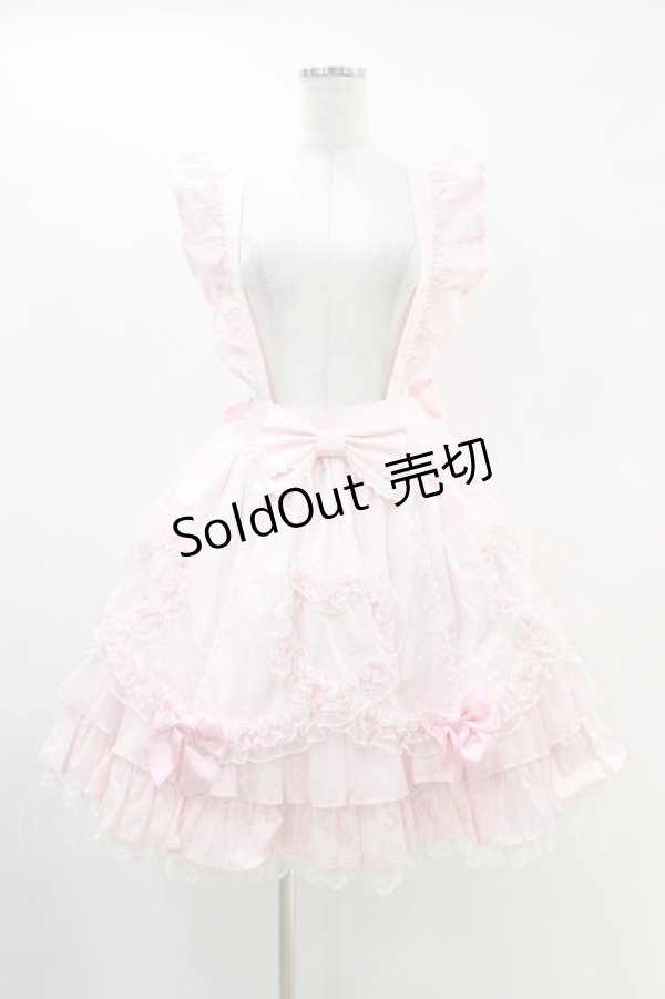 画像1: Angelic Pretty / Fantasic Heartスカート Free ピンク H-26-03-01-1022-AP-SK-NS-ZH (1)