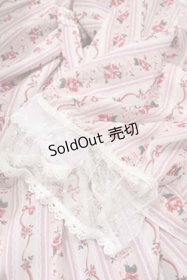 画像4: axes femme kawaii / プチローズ柄ワンピース M ピンク H-26-03-01-1023-AX-OP-NS-ZH (4)