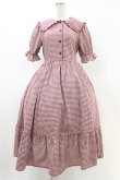 画像1: m petit by misako / AM*ギンガムCHKワンピース M レッド H-26-03-01-1024-LO-OP-NS-ZH (1)