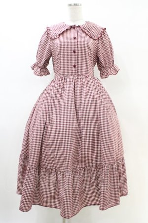 画像: m petit by misako / AM*ギンガムCHKワンピース M レッド H-26-03-01-1024-LO-OP-NS-ZH