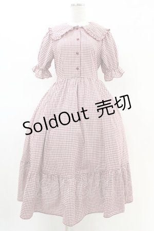 画像: m petit by misako / AM*ギンガムCHKワンピース M レッド H-26-03-01-1024-LO-OP-NS-ZH