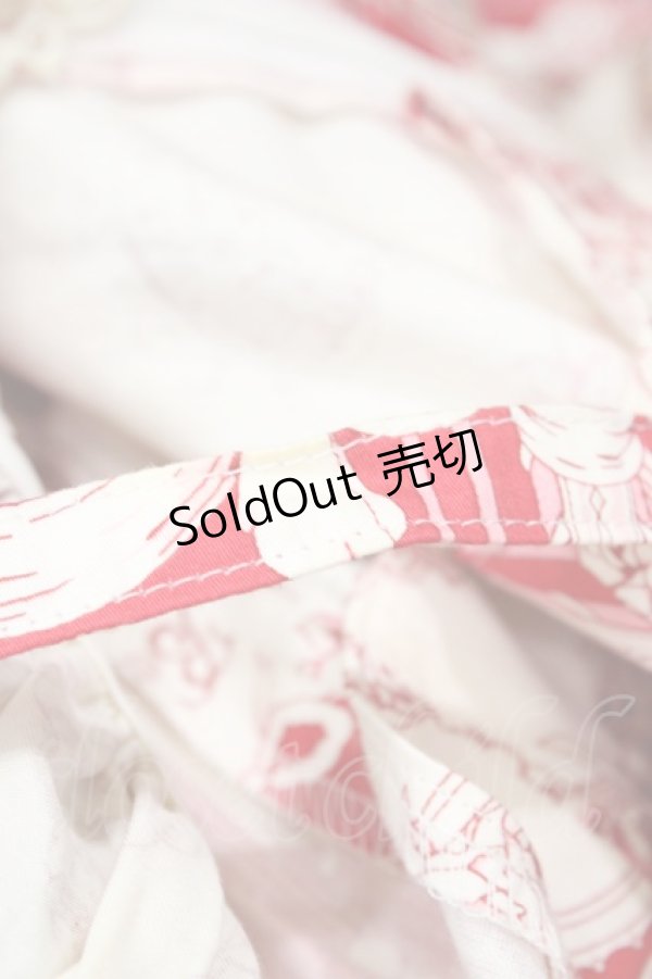 画像5: BABY,THE STARS SHINE BRIGHT / マリーアントワネット柄ジャンパースカート【難あり】 Free エンジ H-26-03-01-1025-BA-OP-NS-ZH (5)