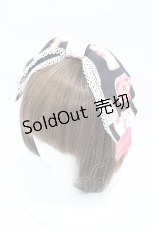 画像: Angelic Pretty / Sunny Day Brunchカチューシャ  ブラック H-26-03-01-1004-AP-AC-NS-ZH