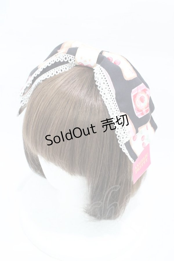 画像1: Angelic Pretty / Sunny Day Brunchカチューシャ  ブラック H-26-03-01-1004-AP-AC-NS-ZH (1)