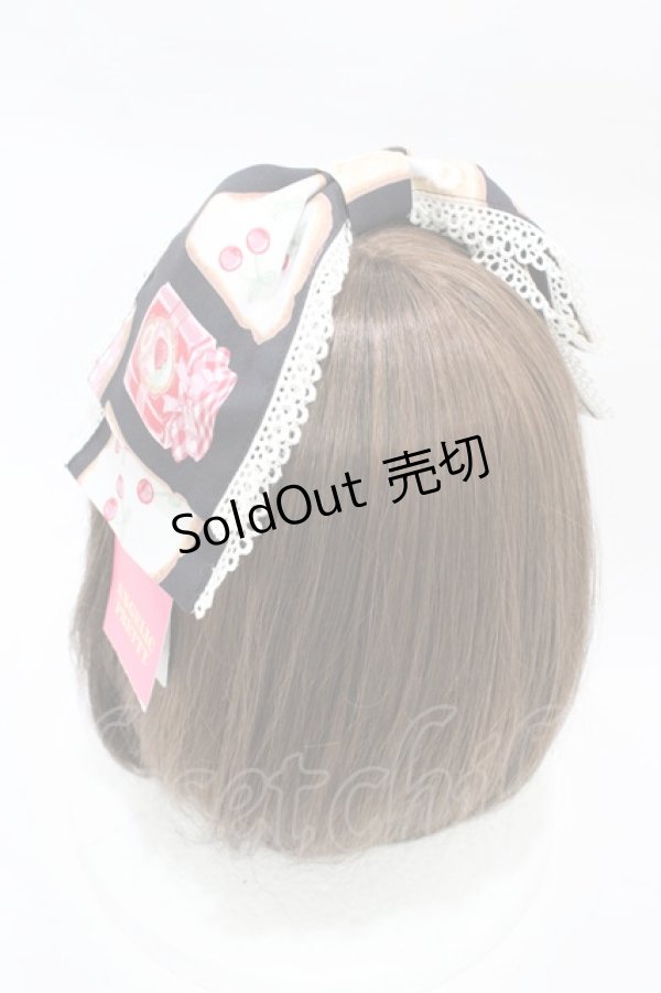 画像2: Angelic Pretty / Sunny Day Brunchカチューシャ  ブラック H-26-03-01-1004-AP-AC-NS-ZH (2)