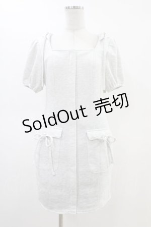 画像: Bubbles / スウェットフーディーワンピース M オフ/グレー H-26-03-01-1034-CA-OP-NS-ZH