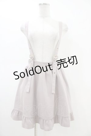 画像: Rojita / ハートバックルサス付きスカート Free ピンク H-26-03-01-1038-LO-SK-NS-ZH