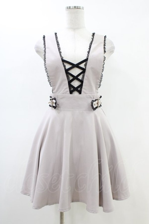 画像1: Rojita / サイドビジュバックルジャンスカ Free ピンク H-26-03-01-1039-LO-OP-NS-ZH (1)